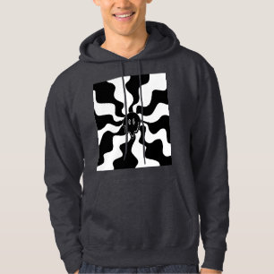 Smile Melt - Schwarz und Weiß Hoodie