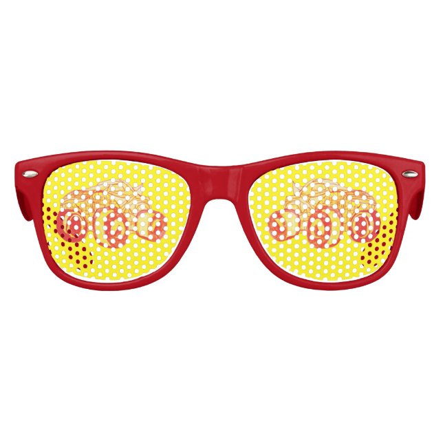 Smile Monster Truck Kundgebung Geburtstagsparty Partybrille (Vorderseite)