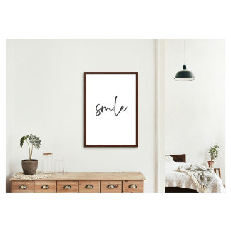 Smile Poster – Positive Energie für dein Zuhause
