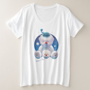 Smile Pup: Eis-Schaver Traumland & Eisbär Große Größe T-Shirt