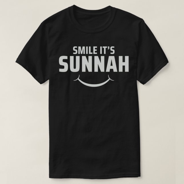 smile seiner sunnah islamic Kunst Zitate 7 T-Shirt (Design vorne)