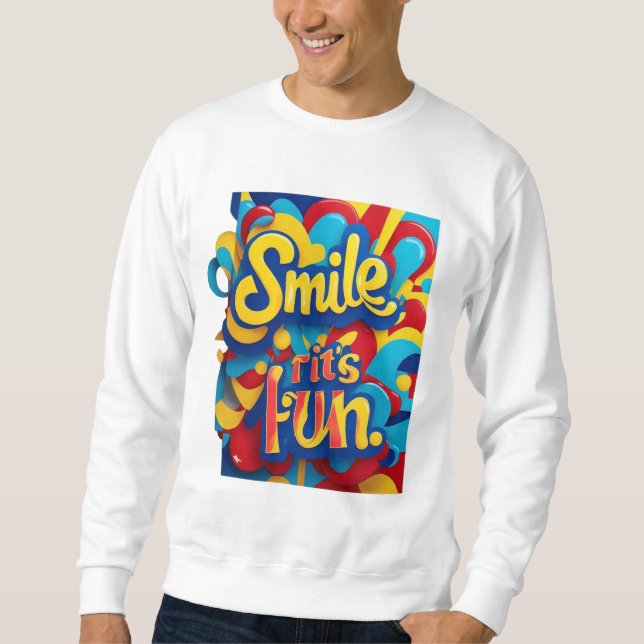 "Smile & Shine" Sweatshirt (Vorderseite)