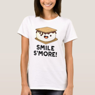 Smile Smore Lustig Süße Lebensmittel Wortspiel  T-Shirt