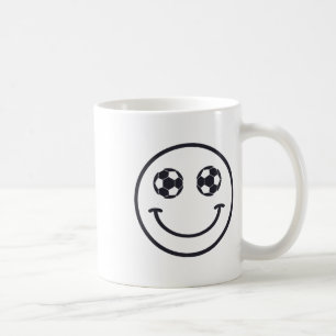 Smile Soccer Byll Cool Fußballausrüstung Für Mädch Kaffeetasse