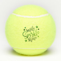 Smile Sparkle Shine Green Inspiration Zitat