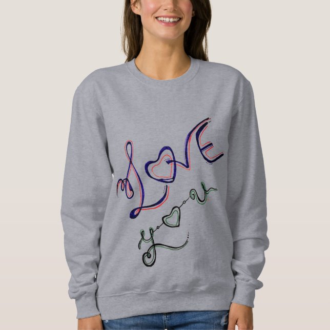 smile sweatshirt (Vorderseite)