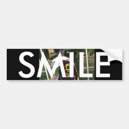 SMILE VINATGE BUMBERSTICKER AUTOAUFKLEBER