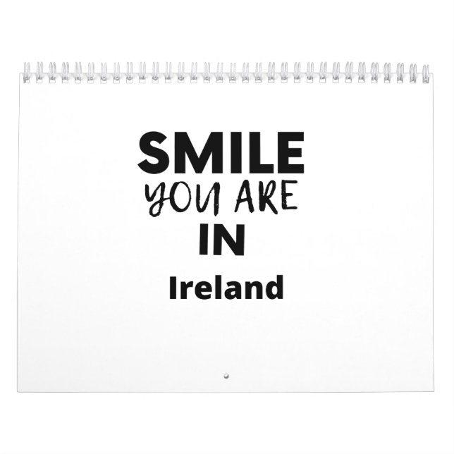 SMILE YOU ARE IN Ireland Kalender (Titelbild)