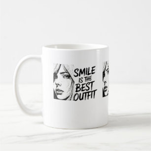 SmileIsDas beste Outfit Kaffeetasse