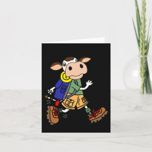 Smileteeshoba Die sonnige Kuh Wandern Cartoon Karte