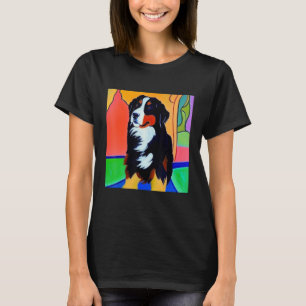 Smileteespets Berner Sennenhund Welpe Hund Kunst T-Shirt