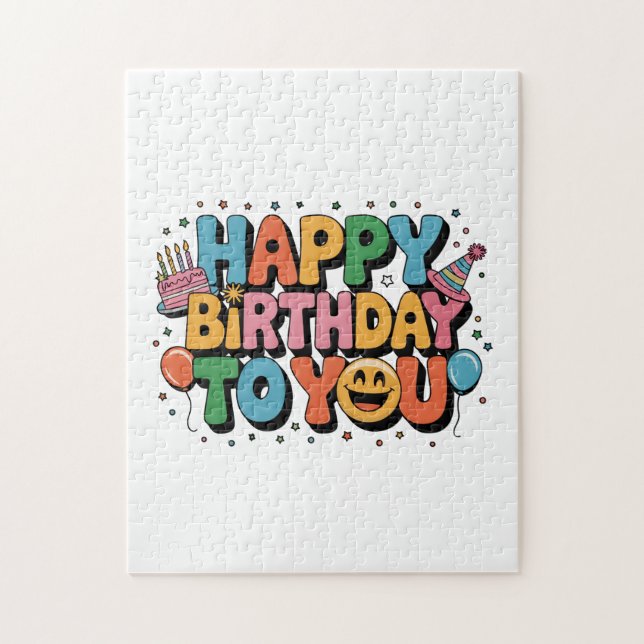 Smiley Alles Gute zum Geburtstag (Vertikal)