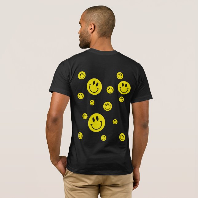 Smiley Bär Original T-Shirt (Schwarz voll)