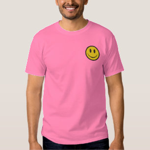 Smiley Besticktes T-Shirt