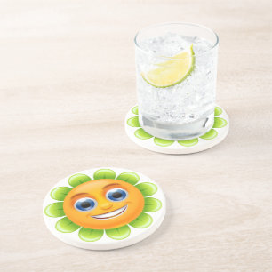 SMILEY BLUME UNTERSETZER