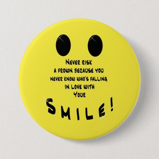 Smiley-Button Button (Vorderseite)