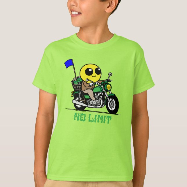 smiley face biker adventure T-Shirt (Vorderseite)