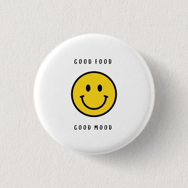 Smiley-Gesicht Geschenk, Emoji-Gesicht  Button (Vorderseite)