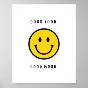 Smiley-Gesicht Geschenk, Emoji-Gesicht Poster