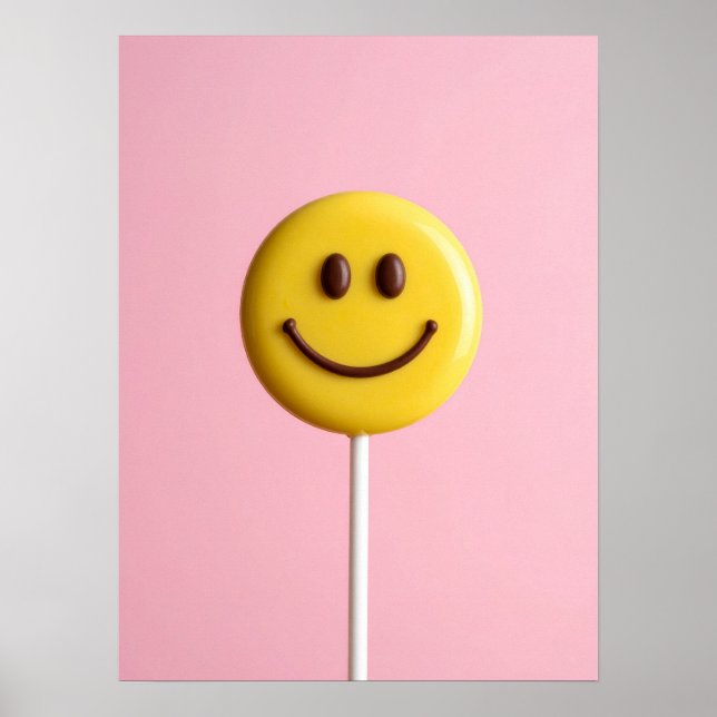 Smiley-Gesicht Poster (Vorne)