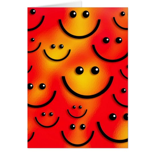 Smiley-glücklicher Smiley! Karte