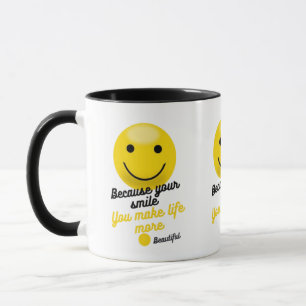 Smiley-Inspirations-Tasse – Weil dein Lächeln Tasse