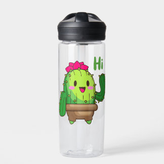 Smiley Kactus Flasche – Hallo grüner Freund