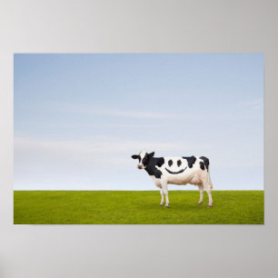 Smiley-Kuh Getty Bild- Poster