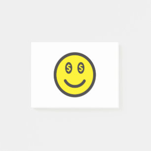 $ SMILEY POST-IT KLEBEZETTEL