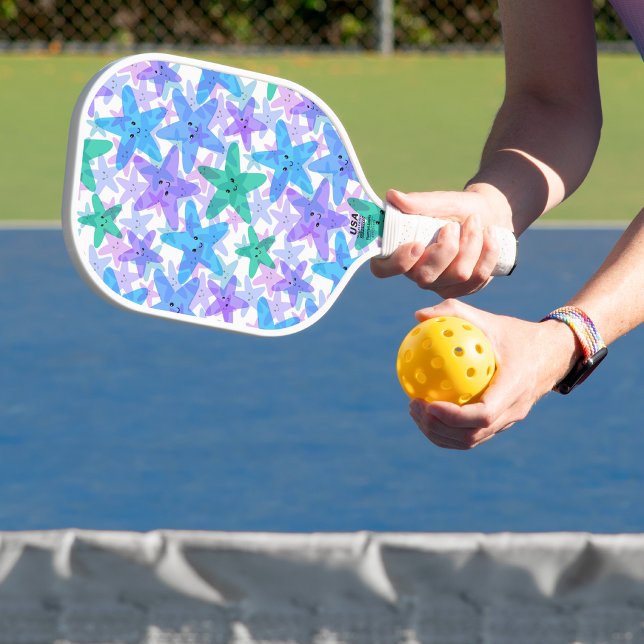 Smiley Stern Design Pickleball-Schläger Pickleball Schläger (Von Creator hochgeladen)