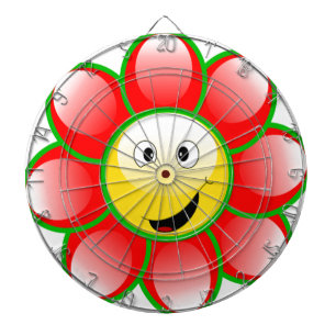 Smiley Sun Dartscheibe