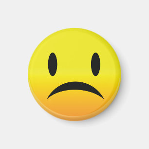 Smilie Face Sad Magnet