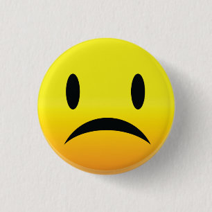 Smilie stellen trauriges gegenüber button