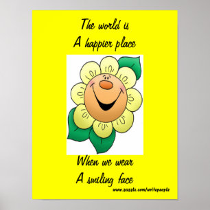 smiling face posters