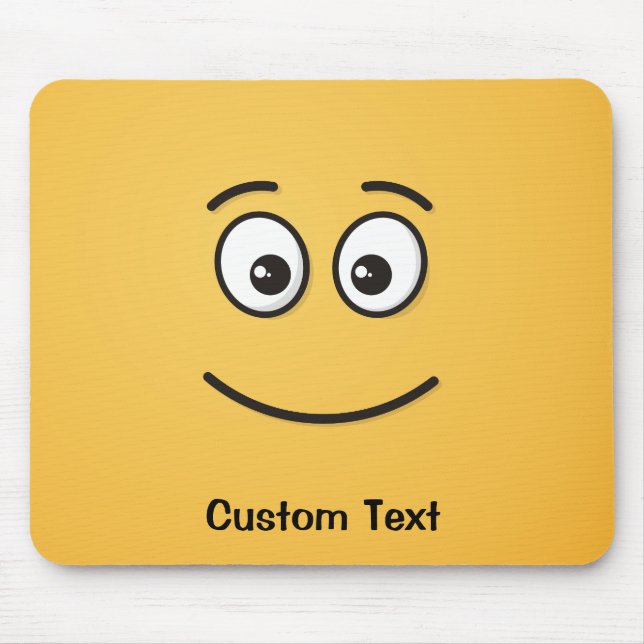 Smiling Face with Open Eyes Mouse Pad Mousepad (Vorne)