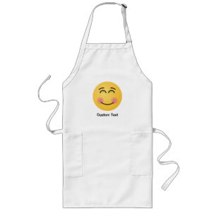 Smiling Face with Smiling Eyes Lange Schürze