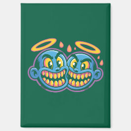 Smiling faces. magnet