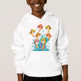 Smiling Fish Rainbow Hoodie