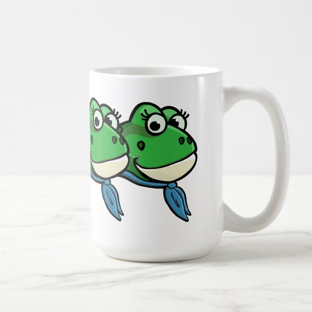 Smiling Frogs Kaffeetasse (Rechts)