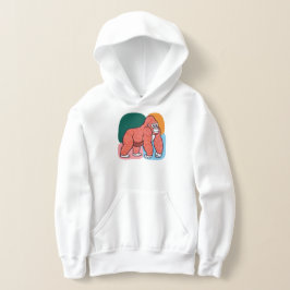 Smiling gorilla hoodie