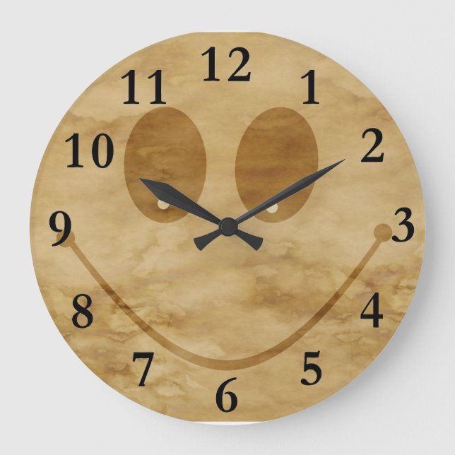 Smiling havana große wanduhr (Vorderseite)