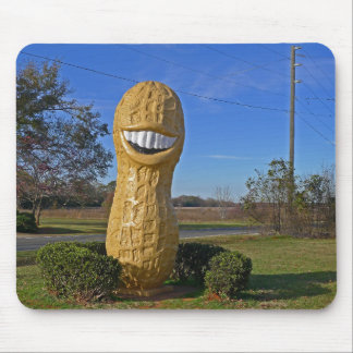 Smiling Jimmy Carter Peanut - Plains Georgia Mousepad