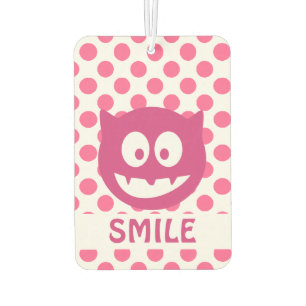 SMILing Monster-Polka-Punkte Autolufterfrischer