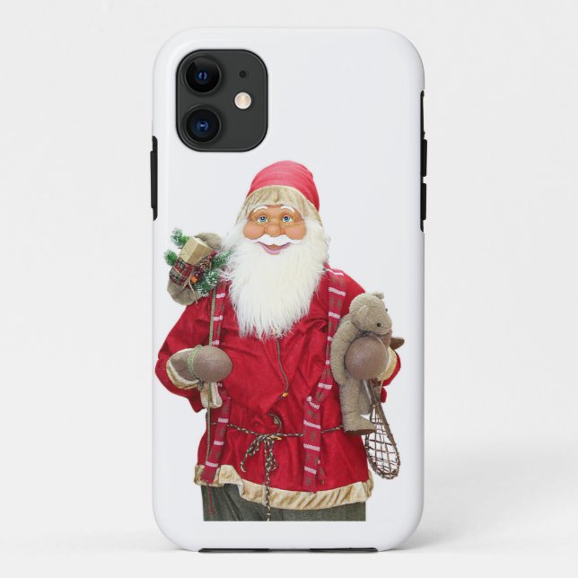 Smiling Santa Case-Mate iPhone Hülle (Rückseite)