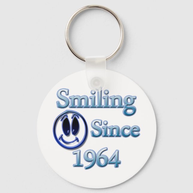 Smiling Since 1964 Schlüsselanhänger (Vorderseite)