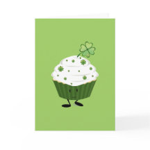 Smiling St. Patrick's Day Cupcake