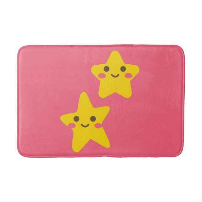 Smiling Stars Bath Mat Badematte (Vorderseite)