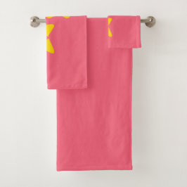 Smiling Stars Towel Badhandtuch Set
