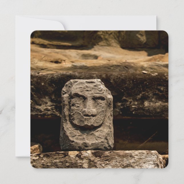Smiling Stone Totem Cambodia Card (Vorderseite)