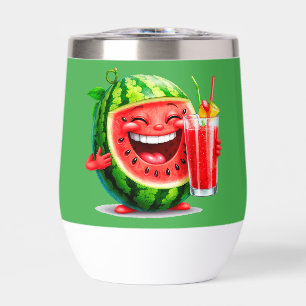Smiling Watermelon Charakter Genuss
